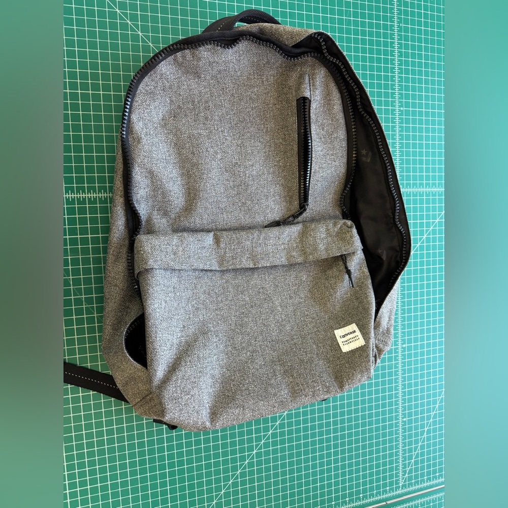 Like new Converse Gray Backpack with Front Pocket